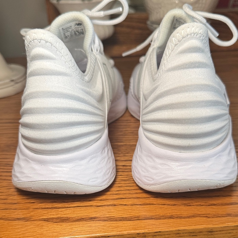 New Balance All-White Slip-On Fresh Foam Sneakers - Picture 3 of 5